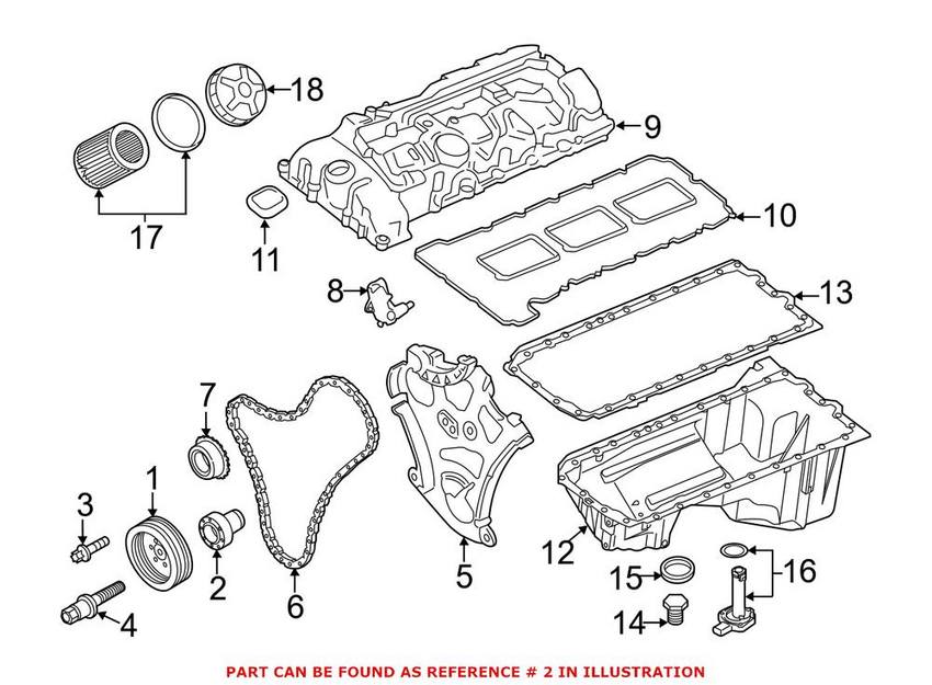 BMW Crankshaft Hub 11237574827